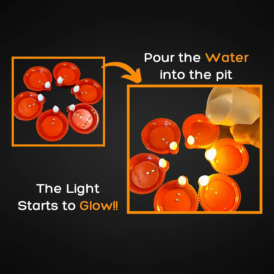 LED Water Sensor Diya | 🔥FLAT 50% OFF SAVING